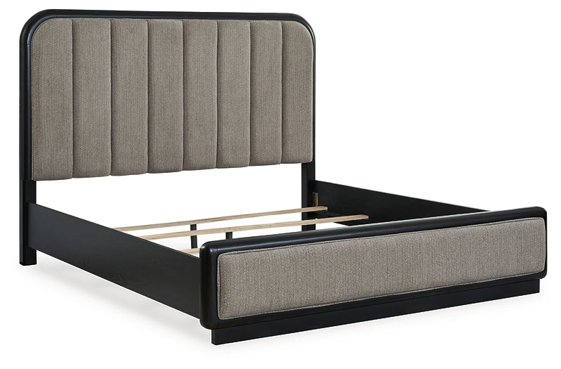 Rowanbeck Upholstered Panel Bed