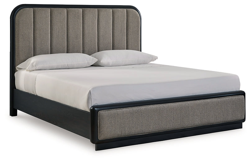 Rowanbeck Upholstered Panel Bed