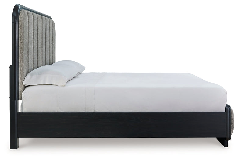 Rowanbeck Upholstered Panel Bed