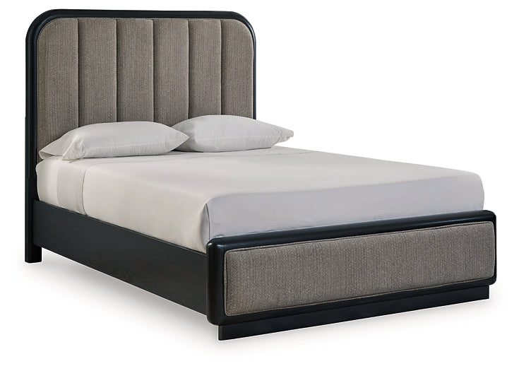 Rowanbeck Upholstered Panel Bed