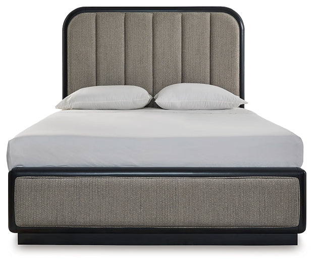 Rowanbeck Upholstered Panel Bed