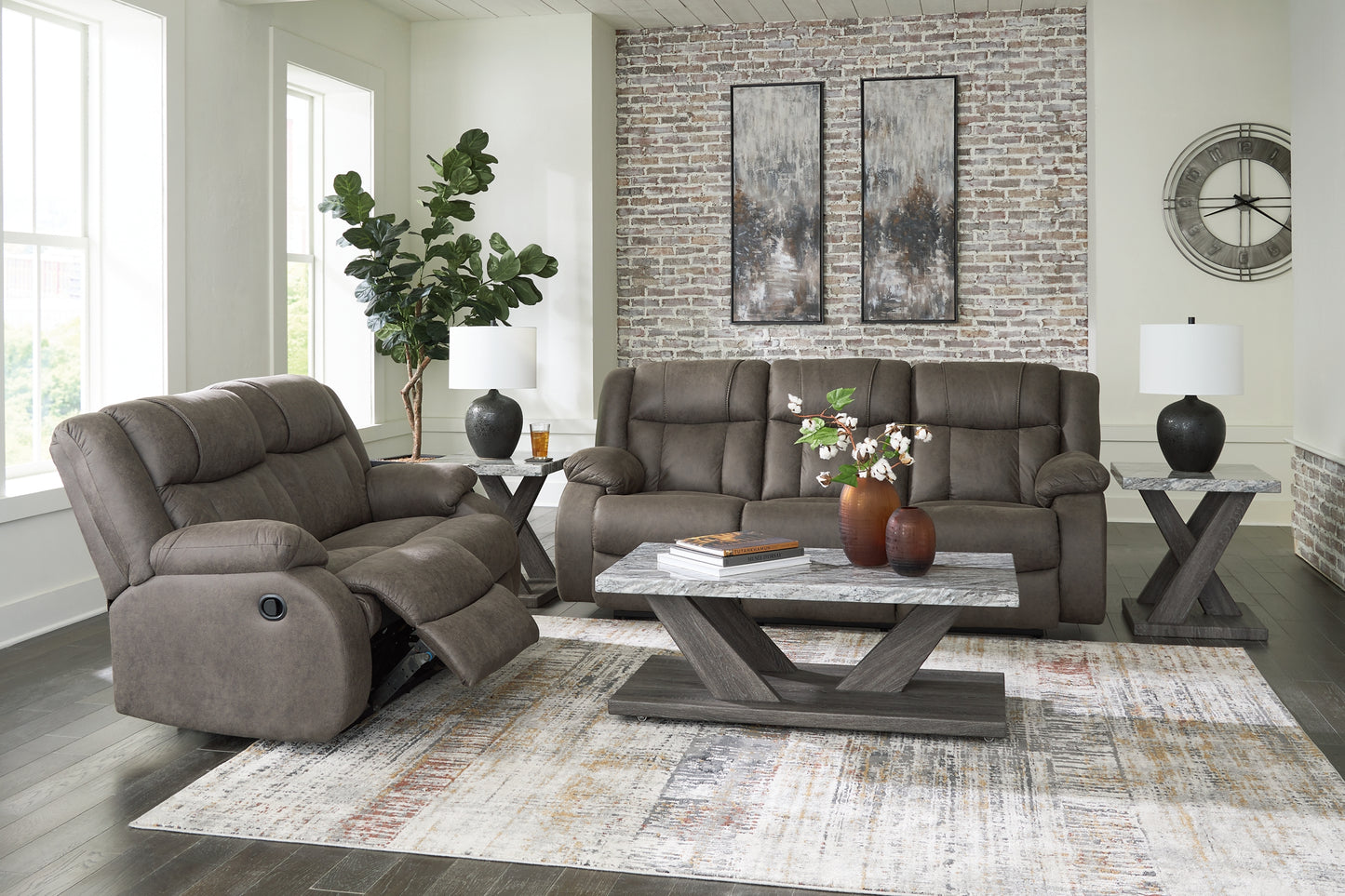 Sofa and Loveseat