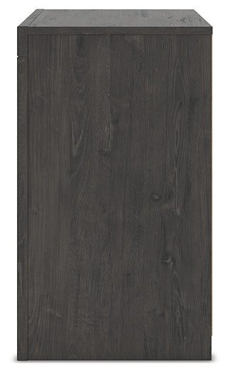 Queen Panel Storage Bed with Mirrored Dresser, Chest and Nightstand