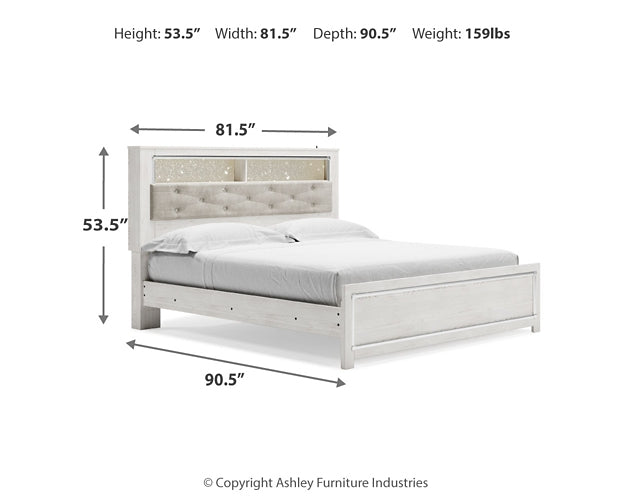 Altyra  Panel Bookcase Bed