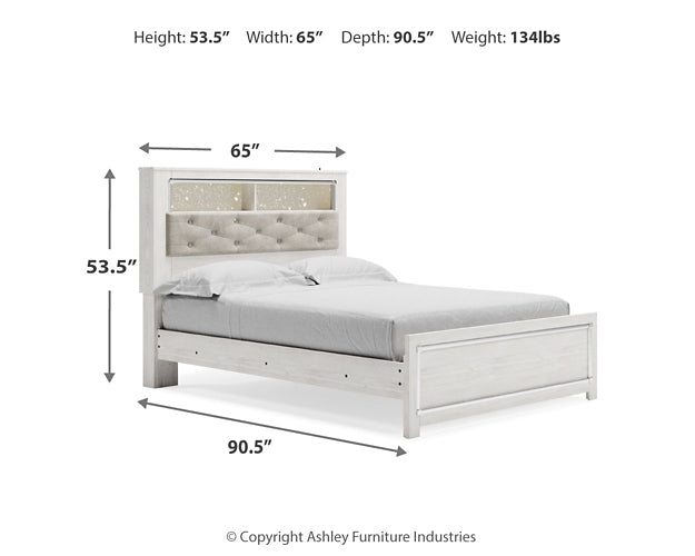 Altyra  Panel Bookcase Bed