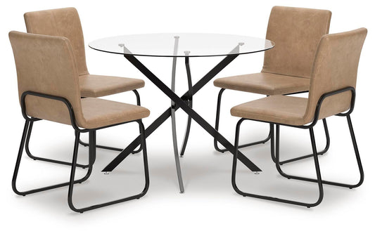Ashley Express - Pharwynn Dining Table and 4 Chairs