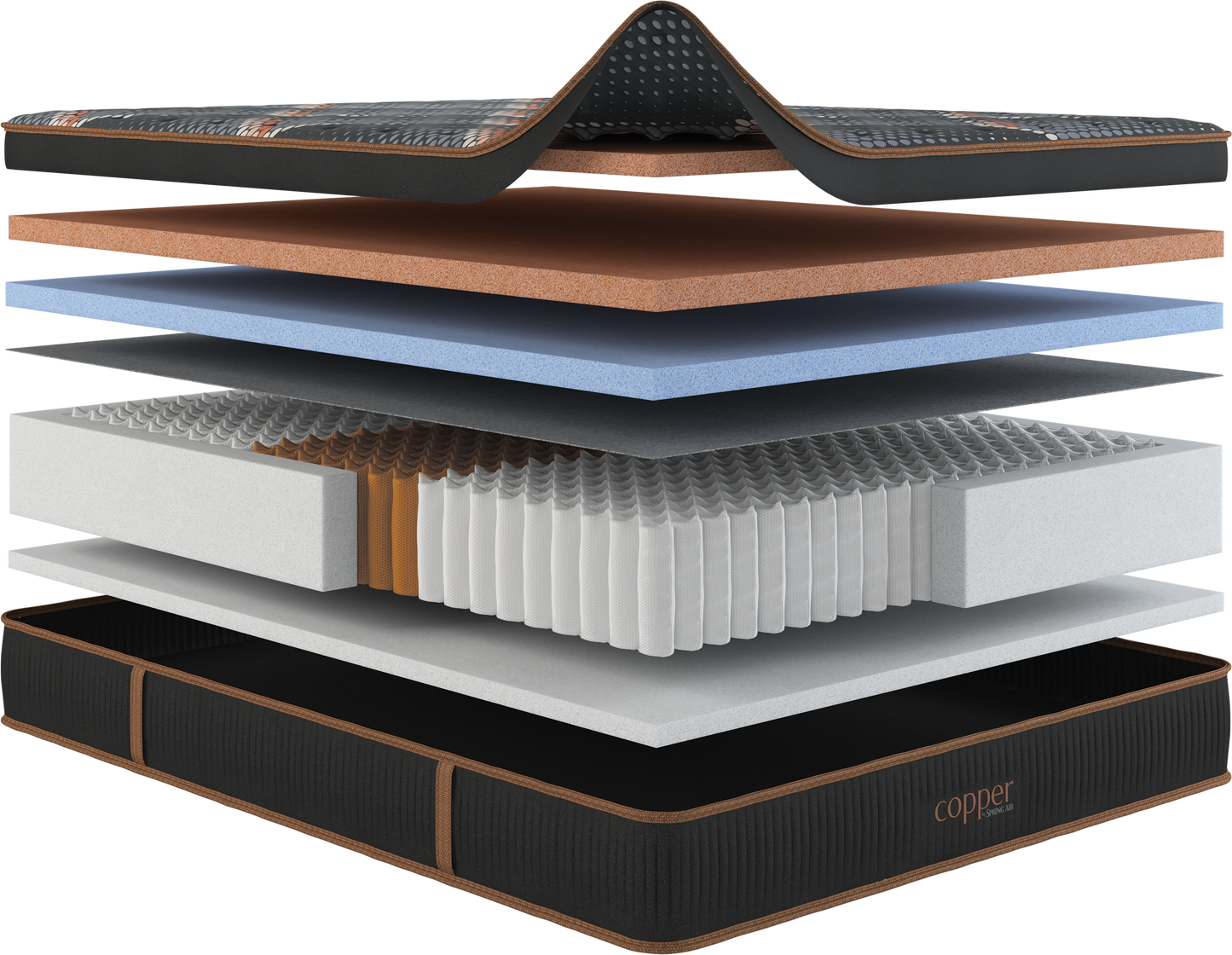 Copper Hybrid Plush Eurotop
