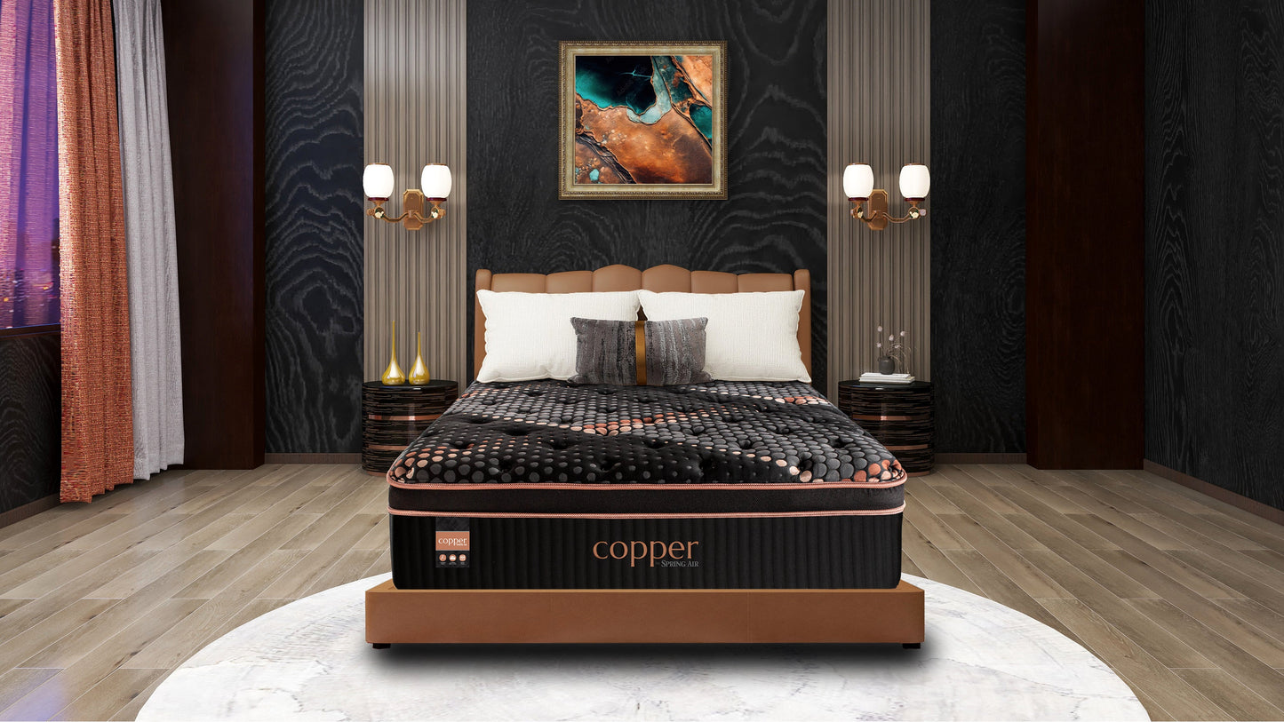 Copper Hybrid Plush Eurotop