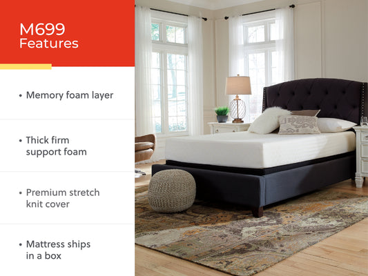 Ashley Express - 10 Inch Chime Memory Foam  Mattress