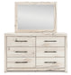 Lawroy Full Panel Headboard with Mirrored Dresser, Chest and Nightstand