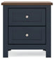 Landocken Queen Panel Headboard with Mirrored Dresser, Chest and Nightstand