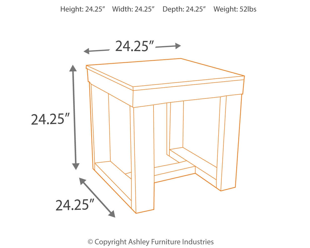 Ashley Express - Watson Square End Table