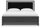 Zuraleus King Upholstered Platform Bed