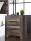 Drystan King/California King Bookcase Headboard, Dresser, Mirror, Chest and Nightstand