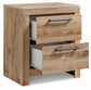 Hyanna King Panel Bed, Dresser, Mirror and Nightstand
