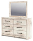 Lawroy Full Panel Bed, Dresser, Mirror and Nightstand