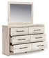 Lawroy King Panel Bed, Dresser, Mirror, Chest and Nightstand