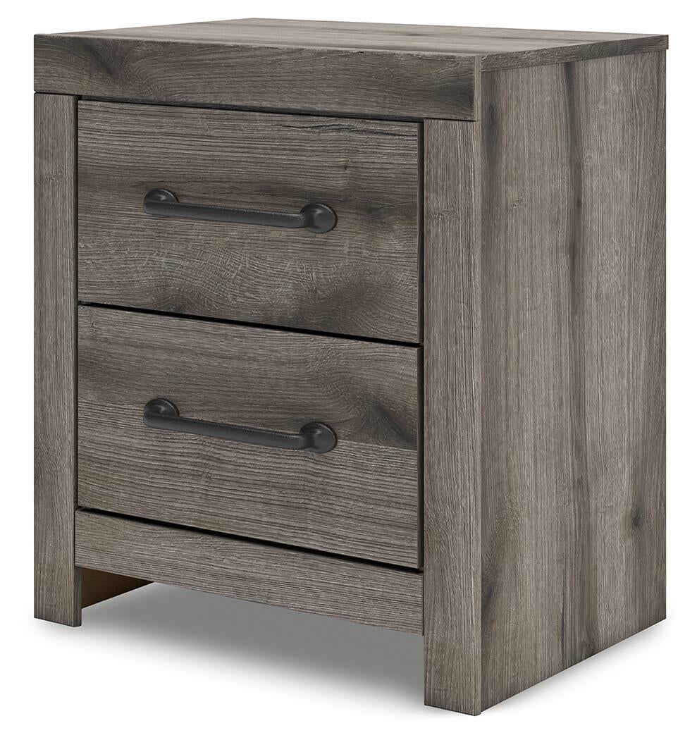 Graystorm Full Panel Bed, Dresser, Mirror, Chest and Nightstand
