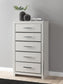 Zuraleus King Upholstered Panel Platform Bed, Dresser, Mirror, Chest and Nightstand