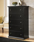 Maribel Five Drawer Chest