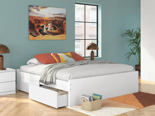 Ashley Express - Onita King Platform Bed with 2 Side Storage