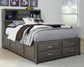 Ashley Express - Caitbrook Queen Storage Bed with 8 Drawers