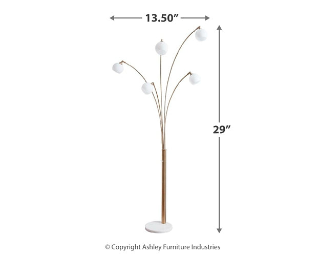 Ashley Express - Taliya Metal Arc Lamp (1/CN)
