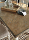 Realyn Dining Table and 4 Chairs