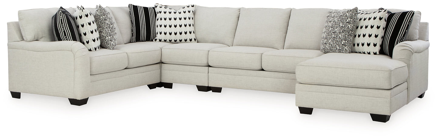 Huntsworth 5-Piece Sectional with Ottoman