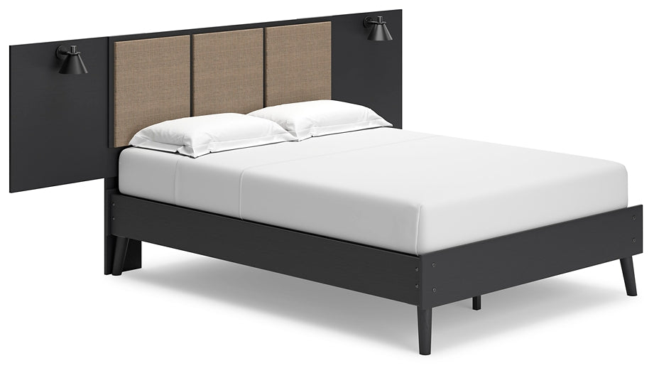Ashley Express - Charlang Full Panel Platform Bed with Dresser, Chest and Nightstand